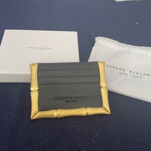 Brandon Blackwood bamboo card holder